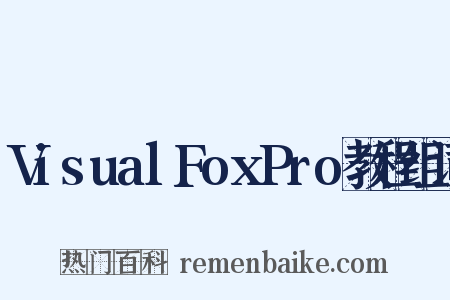 VisualFoxPro教程组词是什么意思的图片